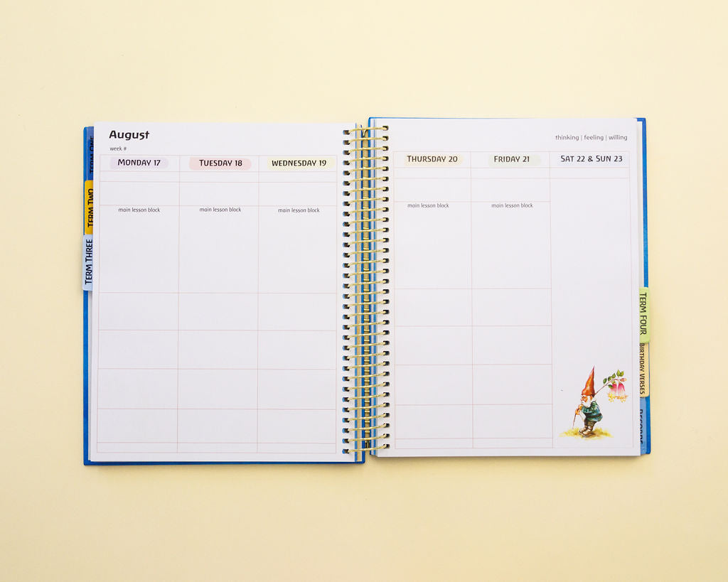 2026 Kingfisher Waldorf Teacher Planner