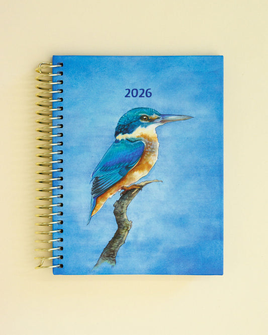A5 Kingfisher Yearly Planner 2026