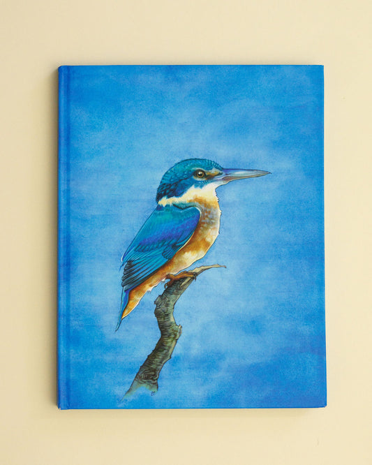 A4 Kingfisher Luxury Lined Notebook