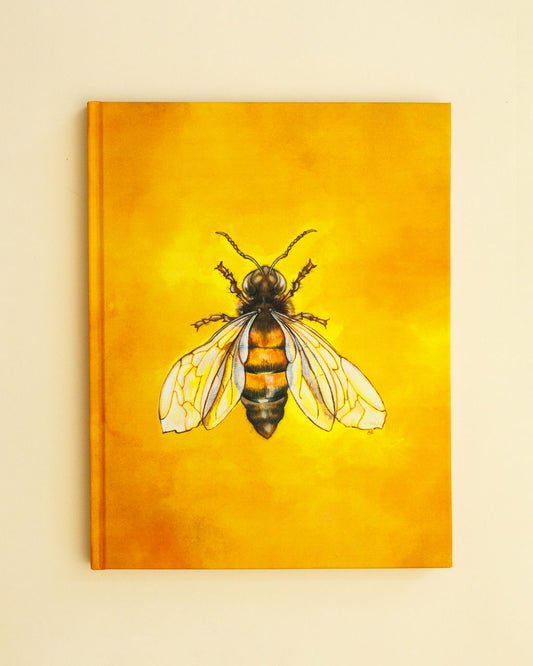 A4 Bee Luxury Lined Notebook