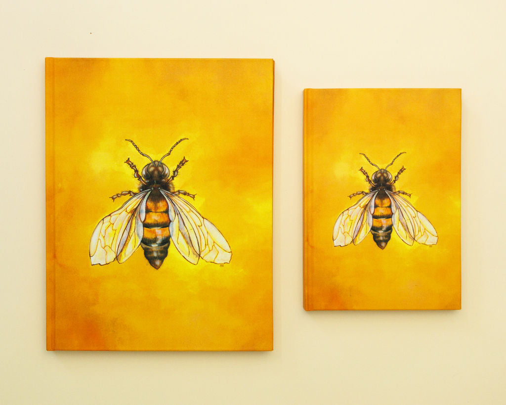 A5 Bee Luxury Lined Notebook